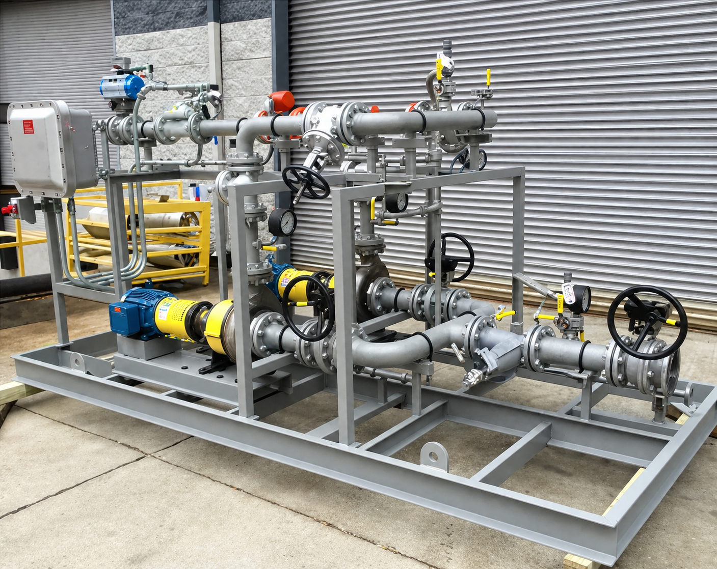 Execução do serviço de Instalação de Skids e Equipamentos pela Montech